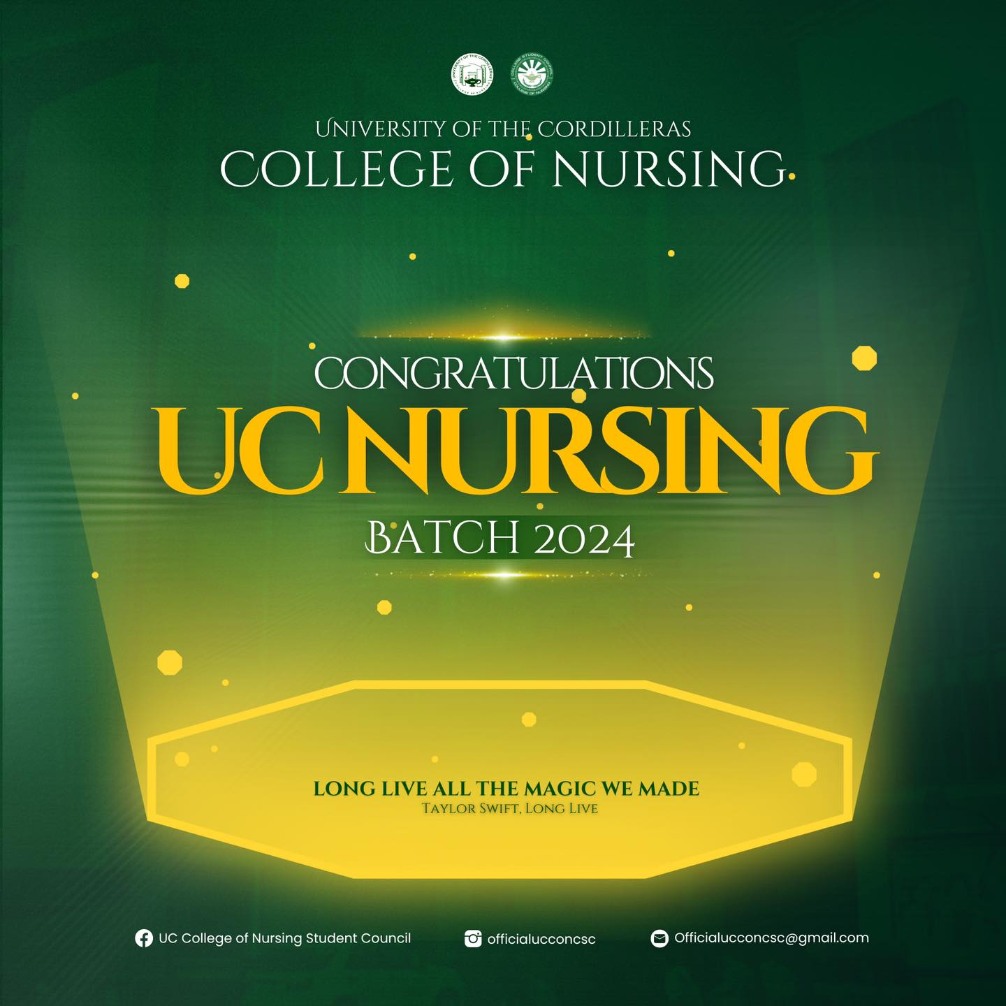 Celebrating the Achievements of UC Nursing Batch 2024