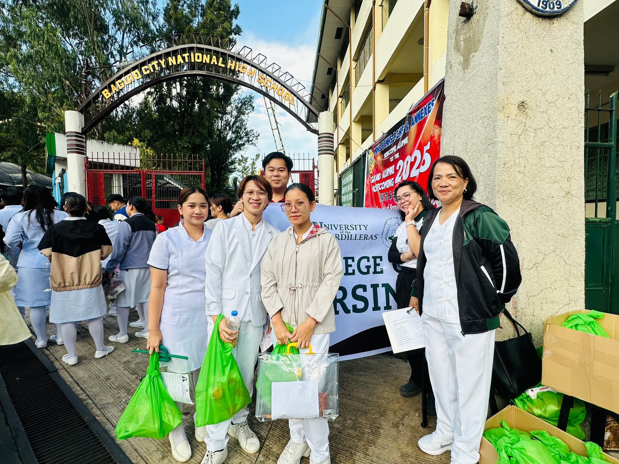 UC College of Nursing Faculty Members Support Board Examinees in Baguio City
