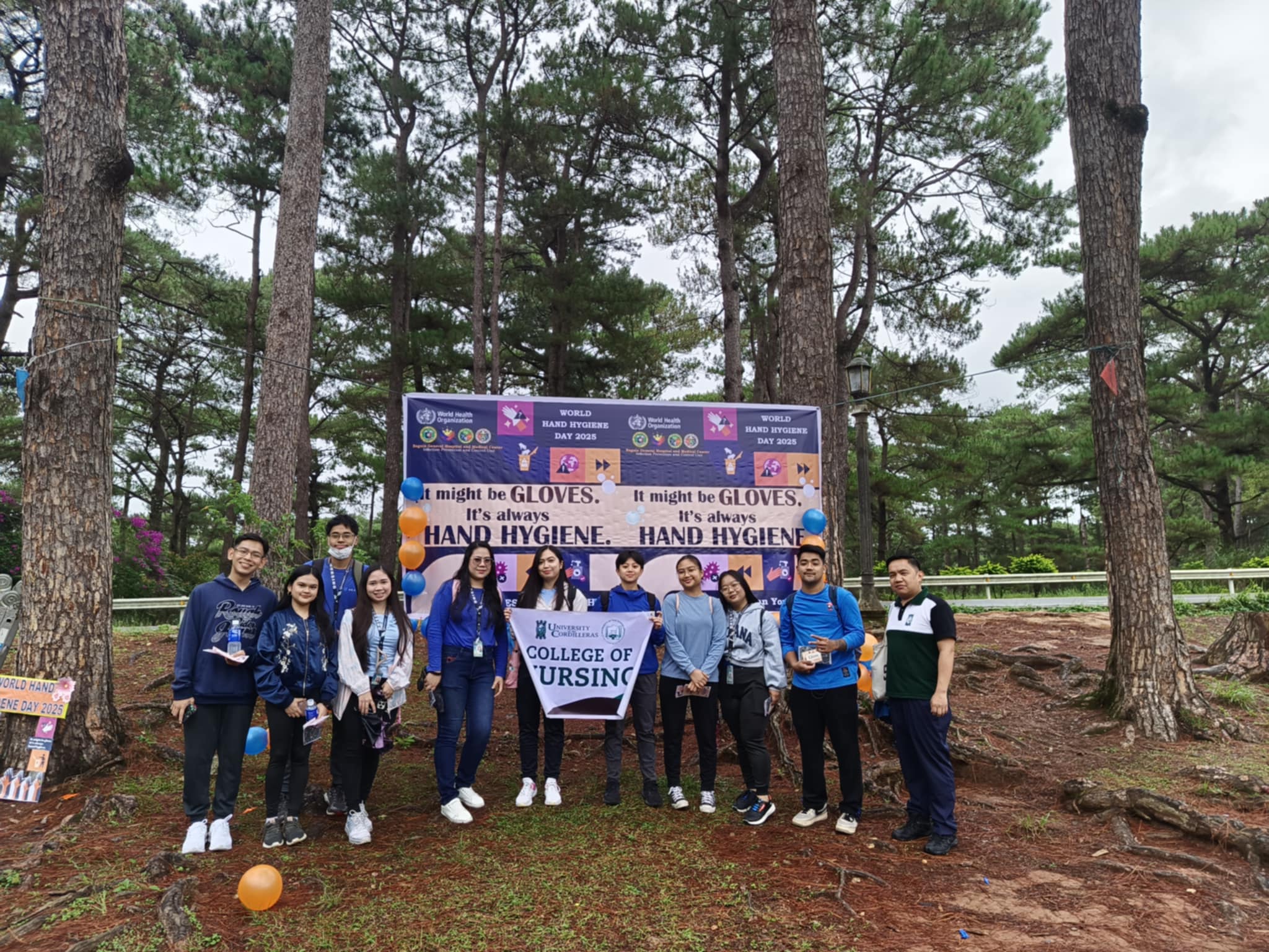 UC Nursing Students Participate in World Hand Hygiene Day 2025 at Camp John Hay