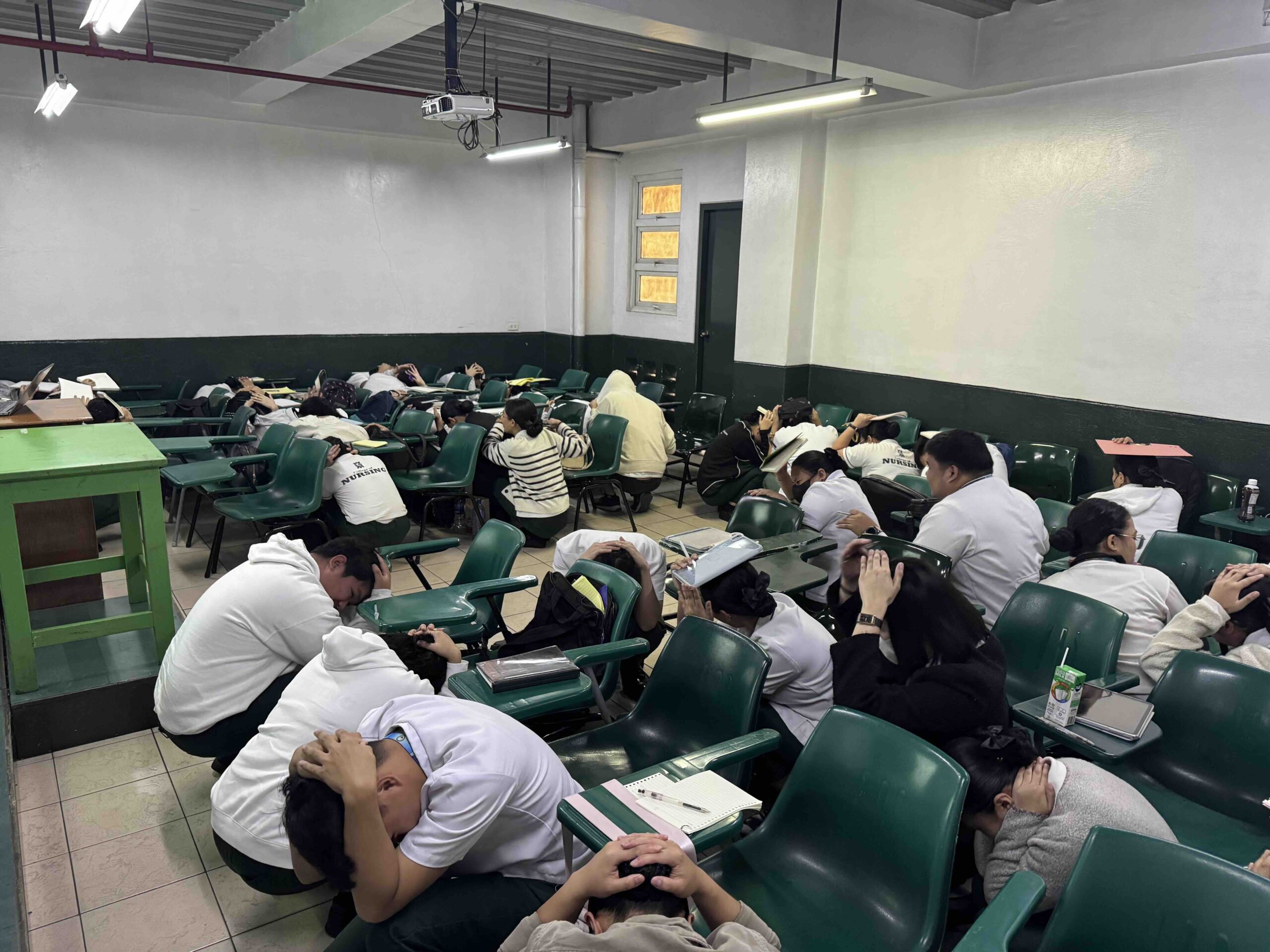 UC College of Nursing Participates in Nationwide Earthquake Drill
