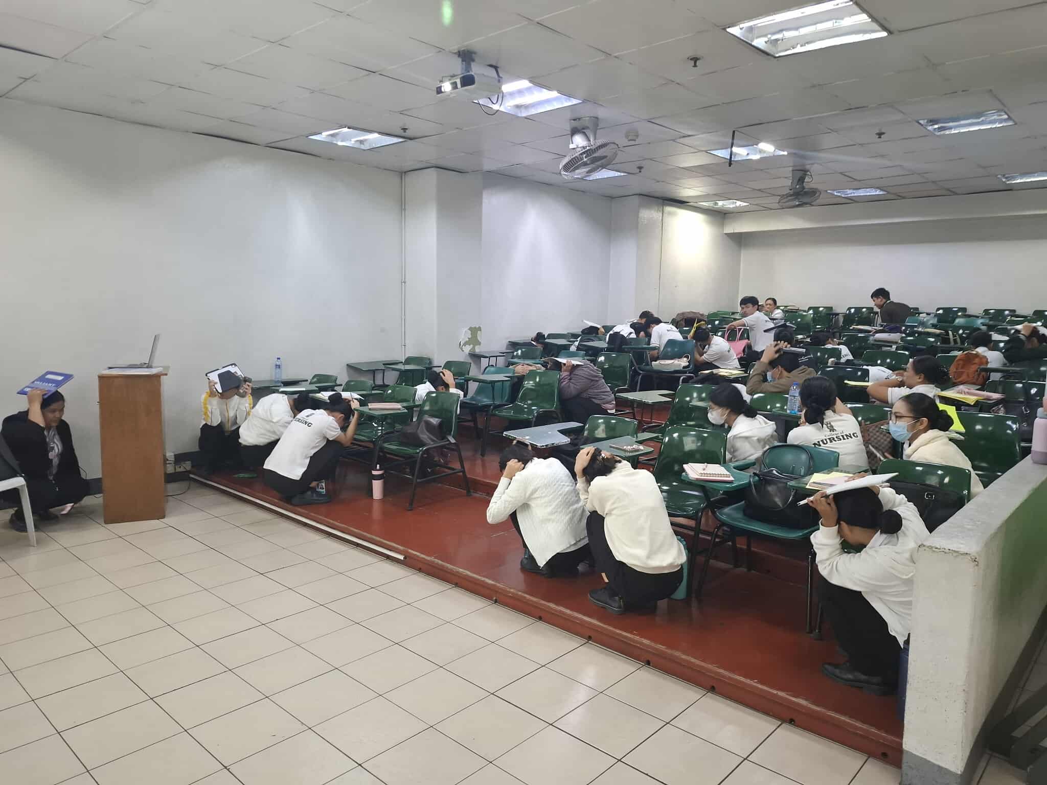 UC CONAHS Faculty and Students Participate in Nationwide Earthquake Drill 2025