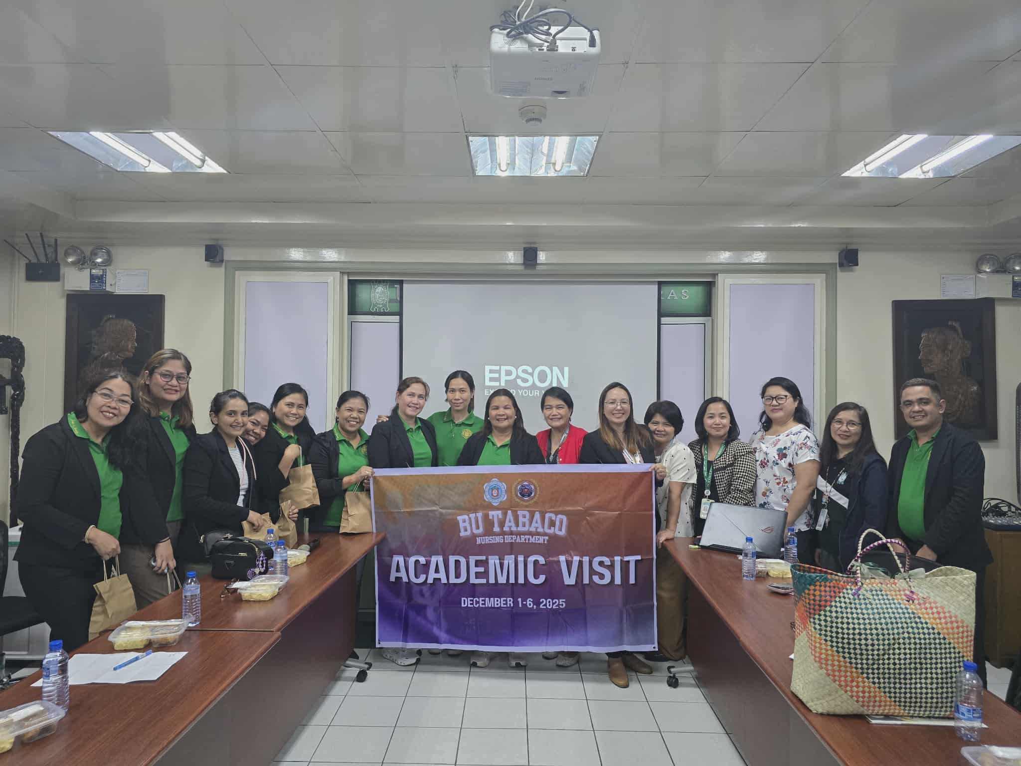 UC CONAHS Hosts Faculty Delegation from Bicol University Tabaco Nursing Department